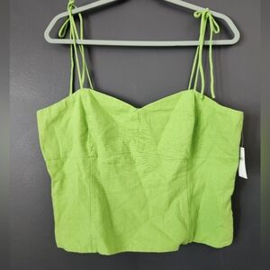Old Navy L Lime Green Bustier New NWT Women's